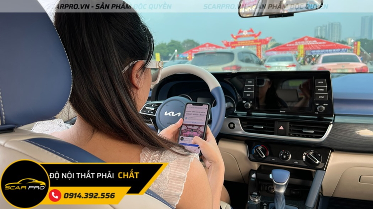 BỌC DA VÔ LĂNG KIA SELTOS