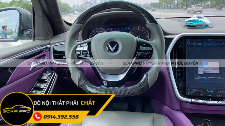 BỌC DA VÔ LĂNG VINFAST LUX SA