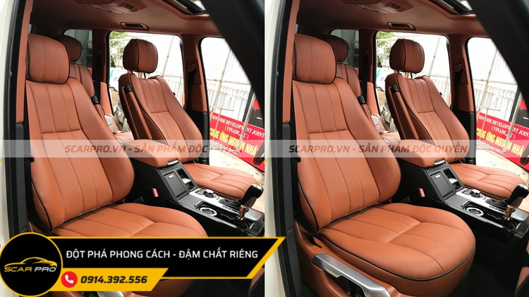 BỌC GHẾ DA RANGE ROVER