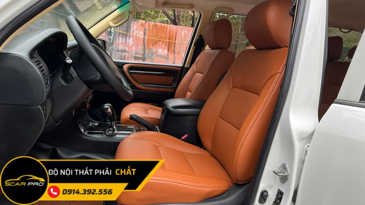 BỌC GHẾ DA TOYOTA LAND CRUISER