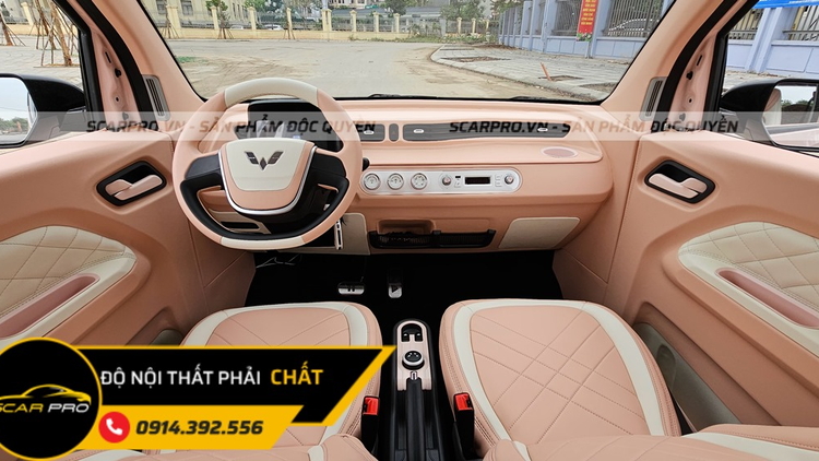 BỌC GHẾ DA WULING MINI EV