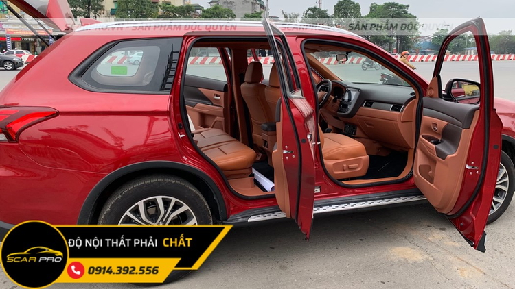 ĐỔI MÀU NỘI THẤT MITSUBISHI OUTLANDER