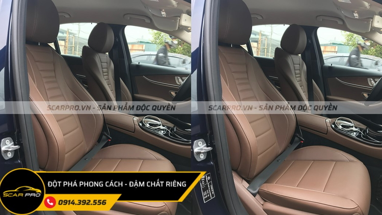 ĐỔI MÀU NỘI THẤT MERCEDES E200