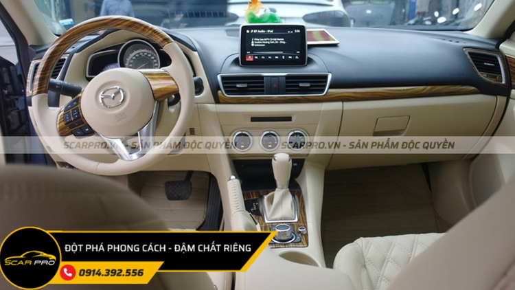 ĐỔI MÀU NỘI THẤT MAZDA 3