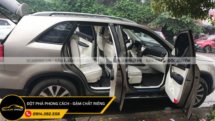 ĐỔI MÀU NỘI THẤT KIA SORENTO