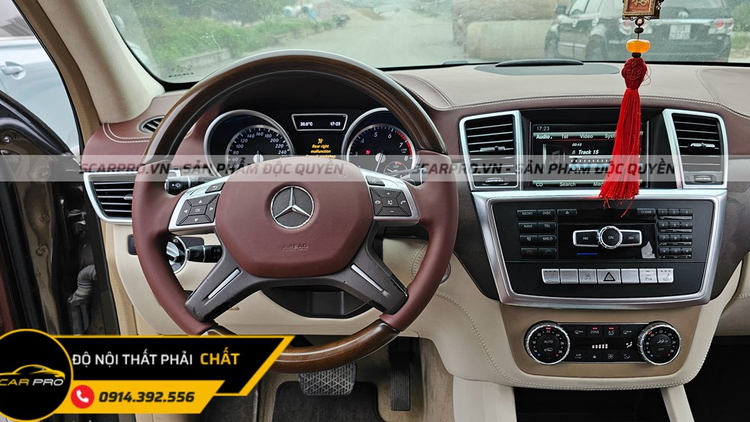 BỌC DA VÔ LĂNG MERCEDES GL 500