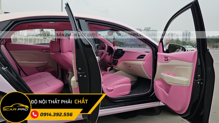 ĐỔI MÀU NỘI THẤT HYUNDAI ACCENT