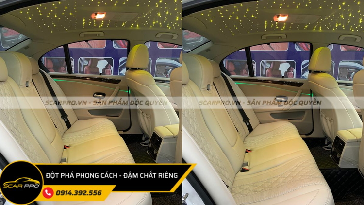 ĐỔI MÀU NỘI THẤT BMW 530i