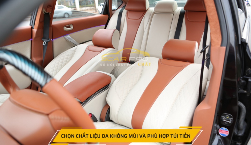 Lưu ý khi đi bọc ghế da ô tô nissan