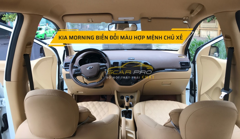 BÁO GIÁ BỌC GHẾ DA KIA MORNING