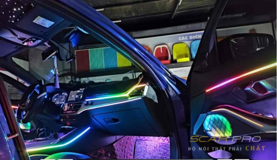 Độ led viền nội thất ô tô là gì?