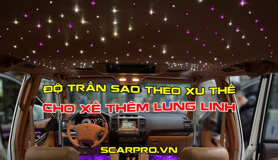 Độ đèn led nội thất ô tô mang đến không gian đầy màu sắc