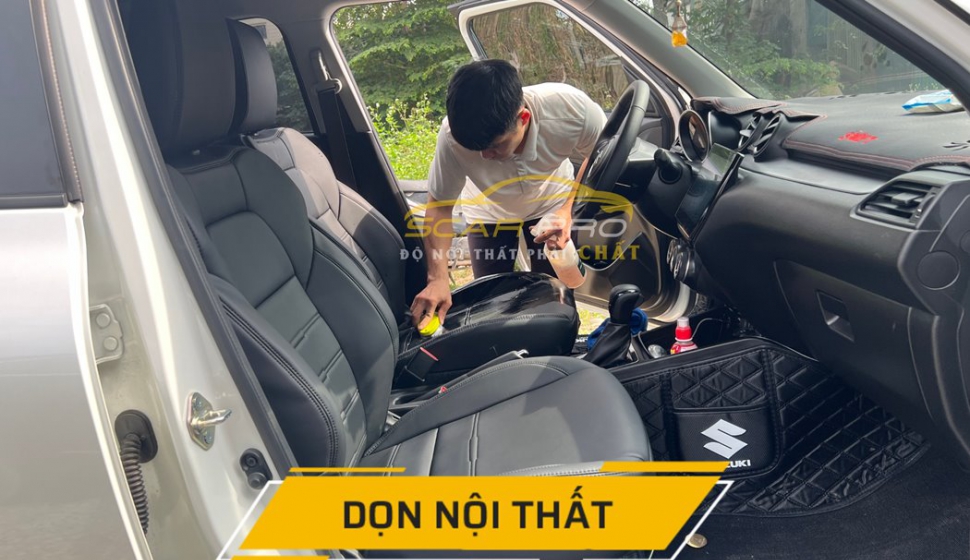 Làm mới nội thất ô tô đón tết