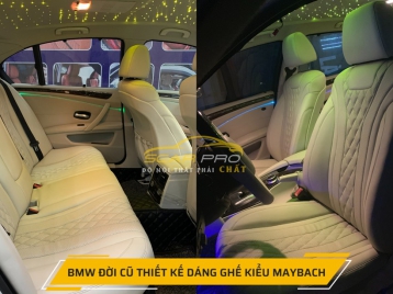 QUY TRÌNH BỌC GHẾ DA Ô TÔ BMW CHUYÊN NGHIỆP