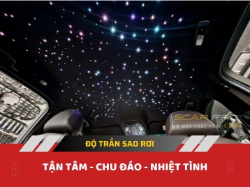 Xu hướng độ trần sao rơi xe ô tô thịnh hành 2024